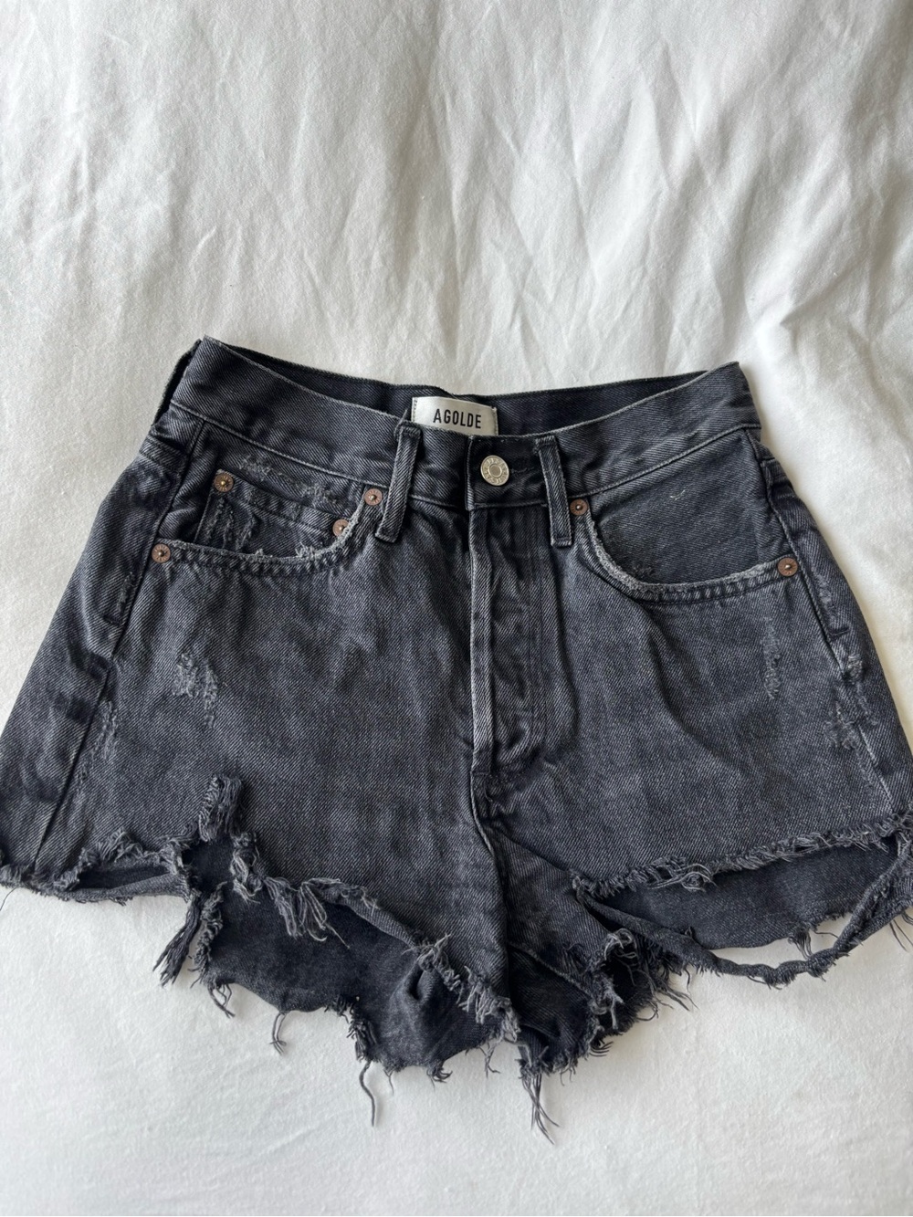 Agolde Parker Denim Shorts